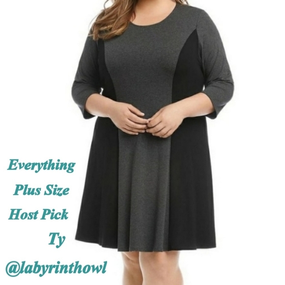 Karen Kane Dresses & Skirts - 🎉Karen Kane Colourblock Shirt Dress, 2X